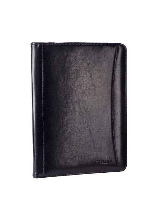 Cellini Agenda A4 Zip Around Folder Leather | Black
