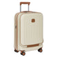 Bric's Taormina ultra-light cabin trolley with pocket | Cream