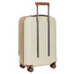 Bric's Taormina ultra-light cabin trolley with pocket | Cream