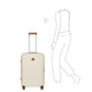 Bric's Taormina ultra-light medium trolley | Cream