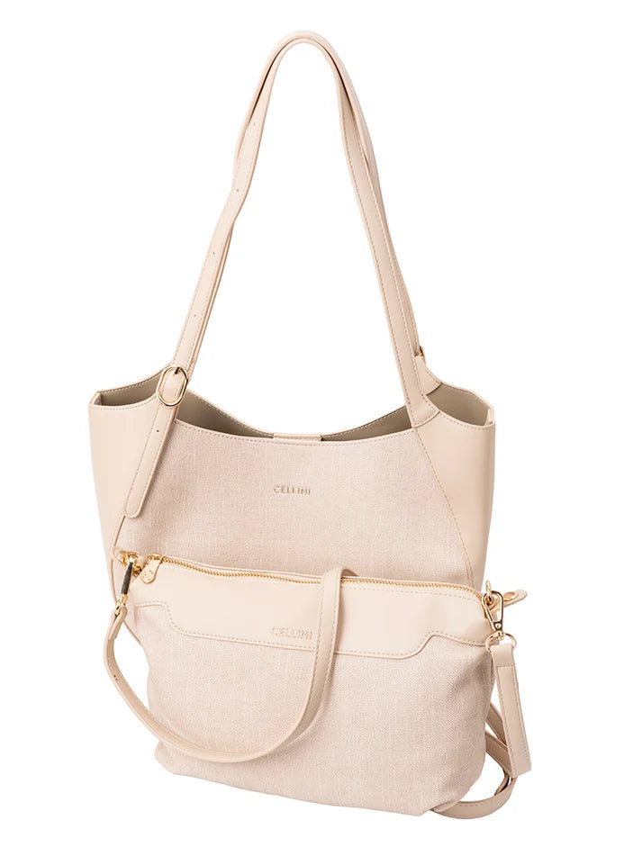 Cellini Thalia Shoulder Bag | Beige