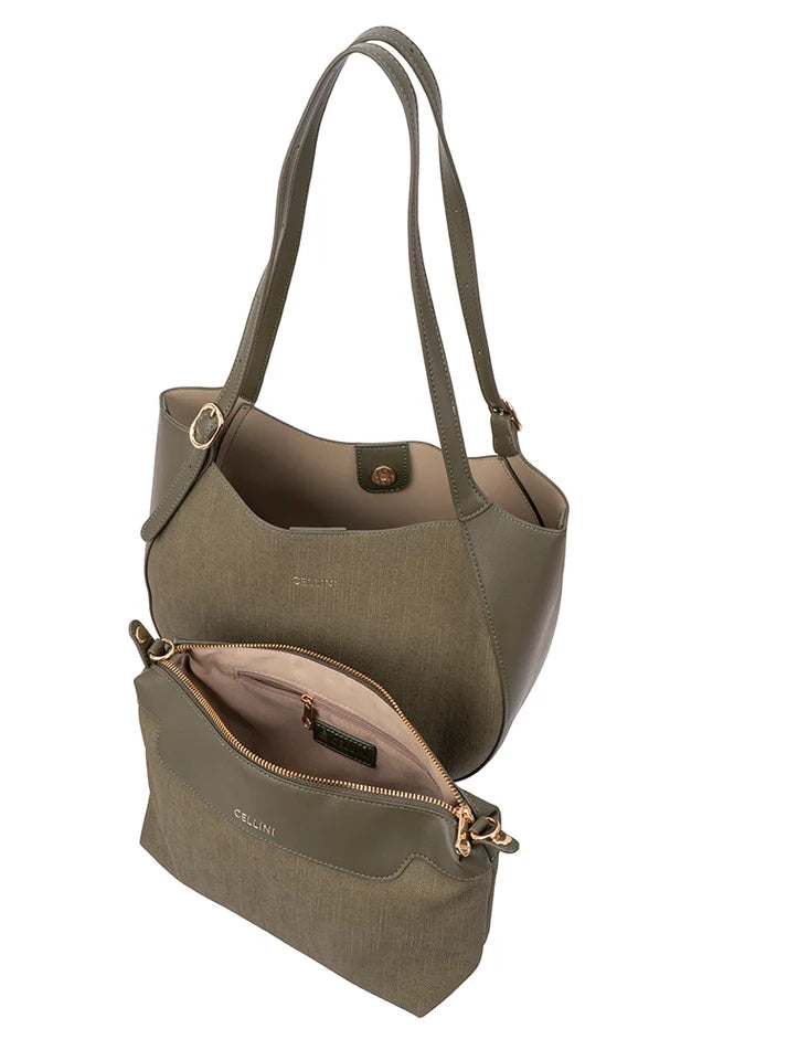 Cellini Thalia Shoulder Bag | Olive