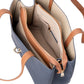 Cellini Elara Tote | Denim Blue & Tan