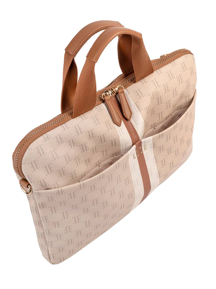 ELLE Monogram Slimline Laptop Bag