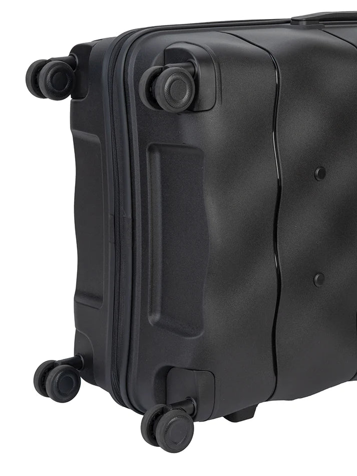 ELLE Large 4 Wheel Trolley Case | Black