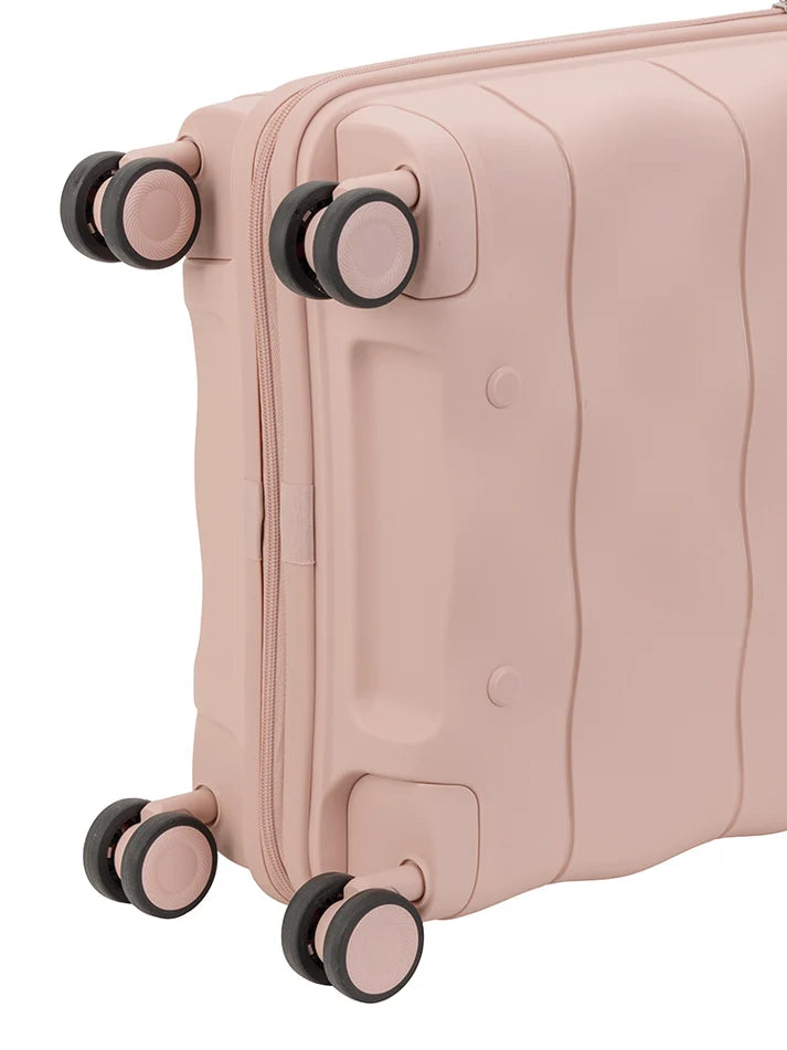 ELLE Carry-on 4 Wheel Trolley Case | Dusty Pink