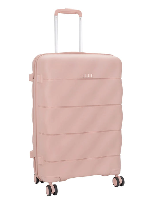 ELLE Medium 4 Wheel Trolley Case | Dusty Pink