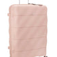 ELLE Large 4 Wheel Trolley Case | Dusty Pink