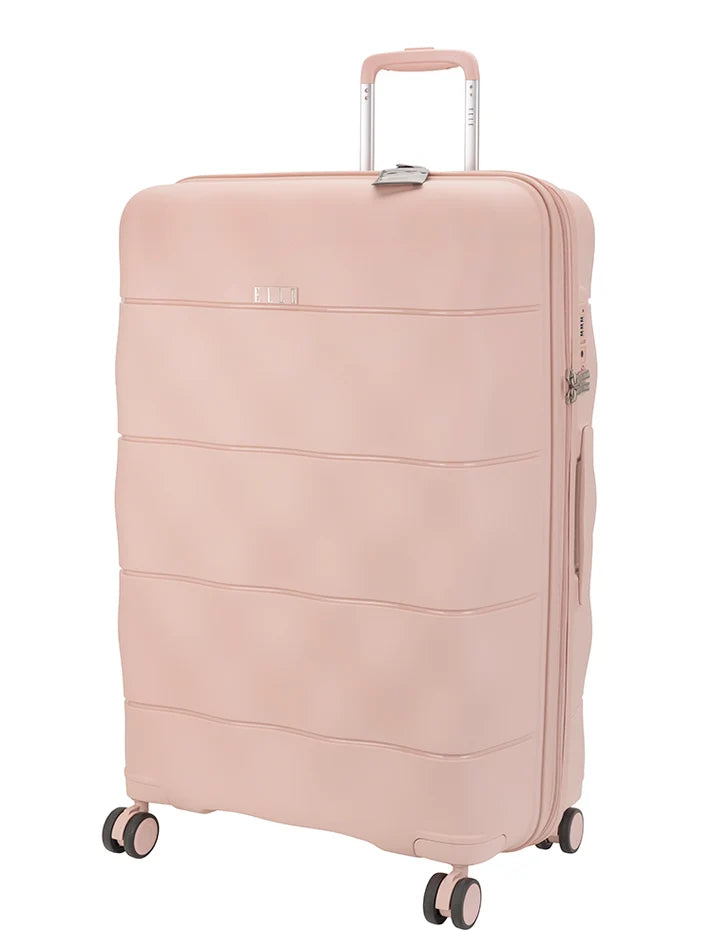 ELLE Large 4 Wheel Trolley Case | Dusty Pink