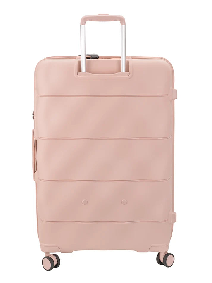 ELLE Large 4 Wheel Trolley Case | Dusty Pink