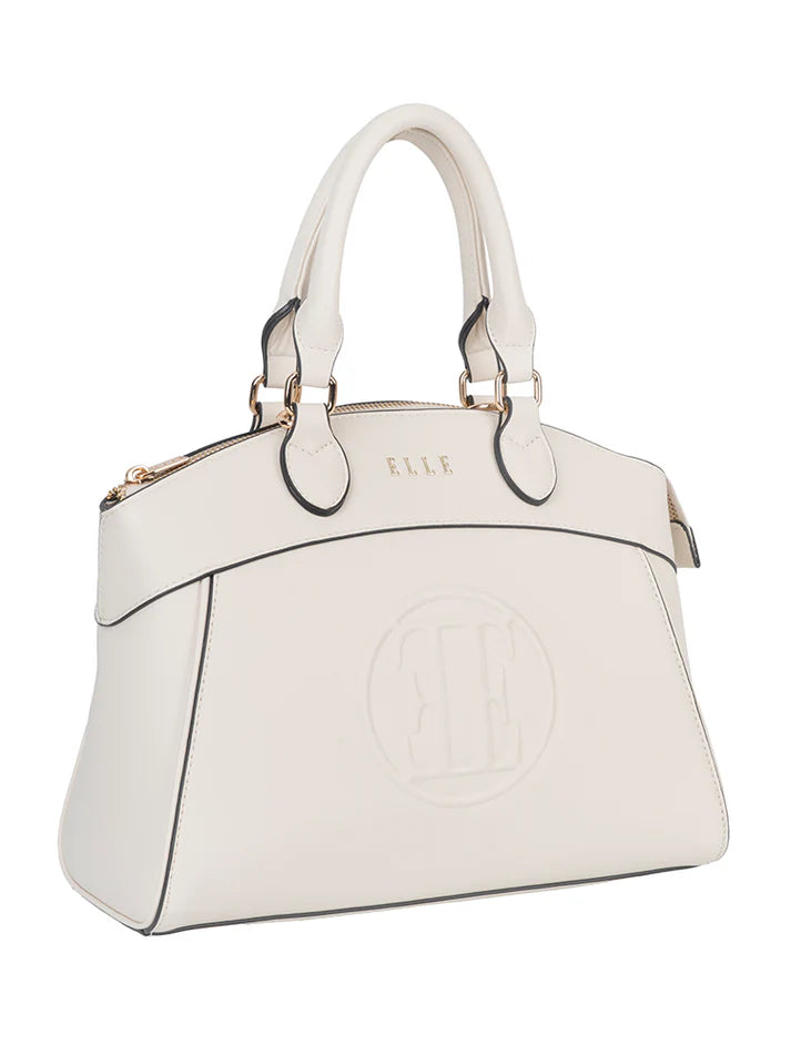 ELLE Embossed Dome | Off-White