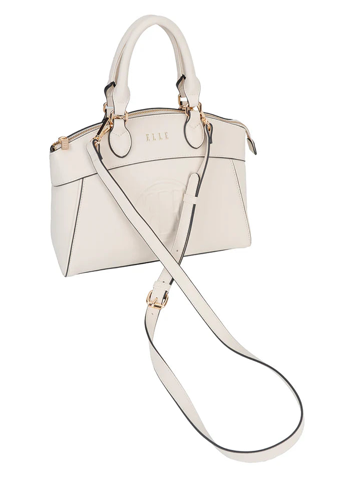 ELLE Embossed Dome | Off-White