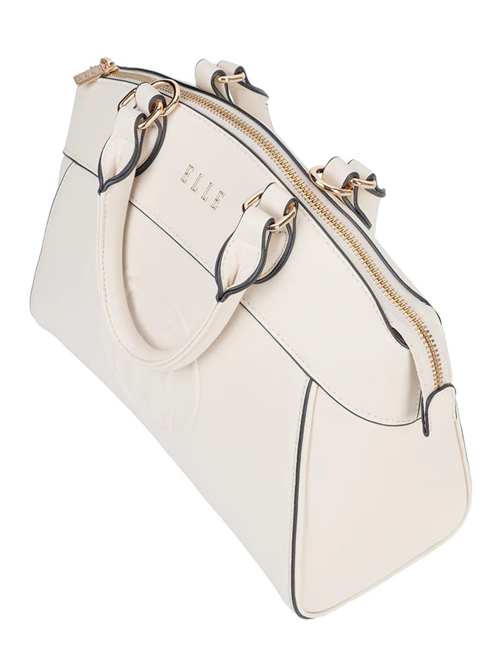 ELLE Embossed Dome | Off-White