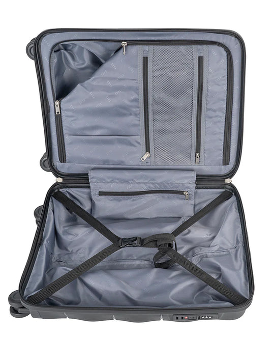 ELLE 4 Wheel Carry On Trolley Case | Black