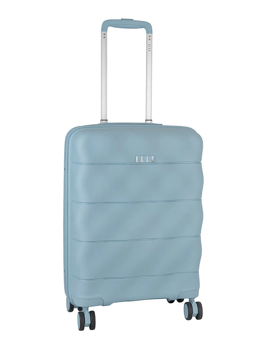 ELLE 4 Wheel Carry On Trolley Case | Pastel Blue