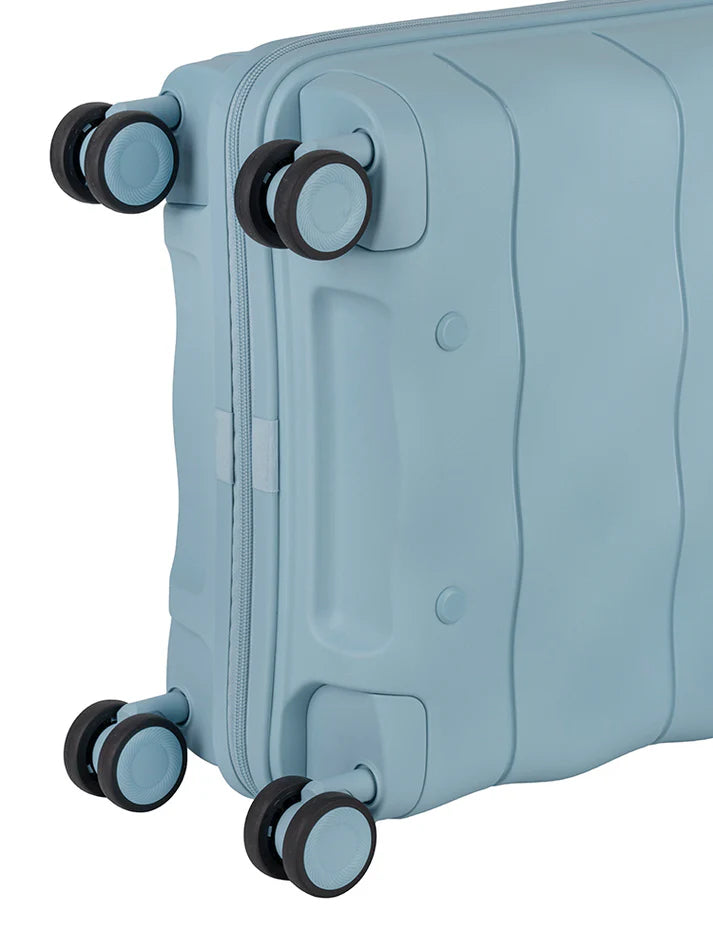 ELLE 4 Wheel Carry On Trolley Case | Pastel Blue