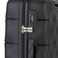 ELLE Medium 4 Wheel Trolley Case | Black