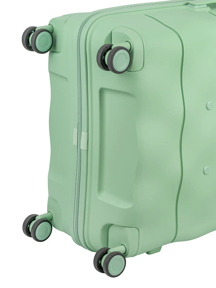 ELLE Large 4 Wheel Trolley Case | Mint Green