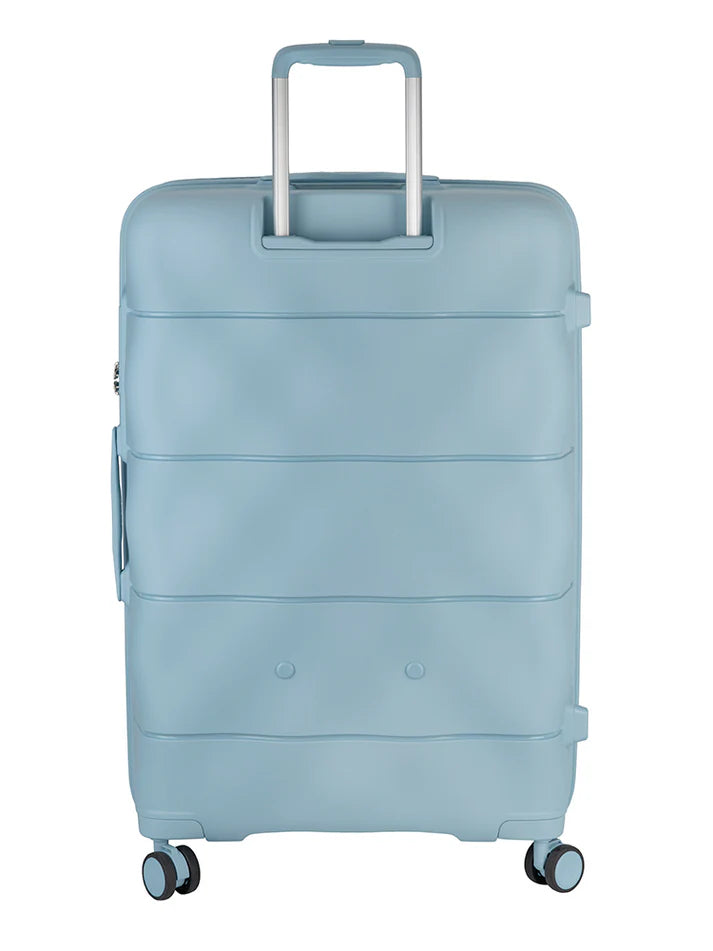 ELLE Large 4 Wheel Trolley Case | Pastel Blue