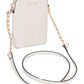 ELLE Embossed Phone Sling | Off-White