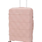 ELLE Medium 4 Wheel Trolley Case | Dusty Pink