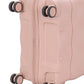 ELLE Medium 4 Wheel Trolley Case | Dusty Pink
