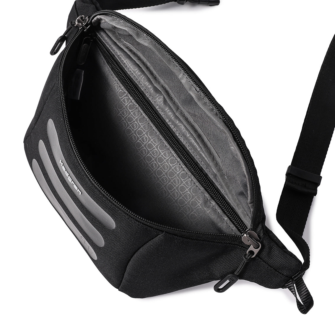 Comby Soft side- VISIT | Waistbag + RFID | Black