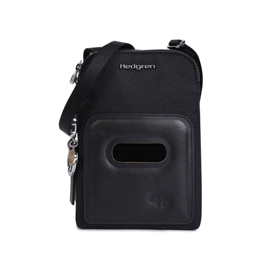 Fika - CORTADO | Phone Bag + RFID | Black
