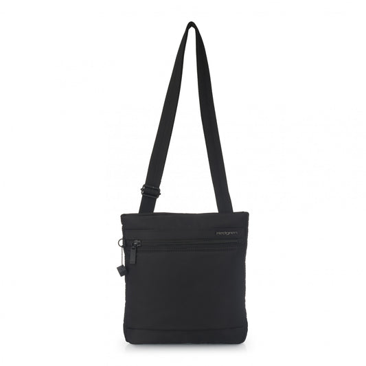 Inner City - LEONCE | Small Vertical Crossbody + RFID | Black