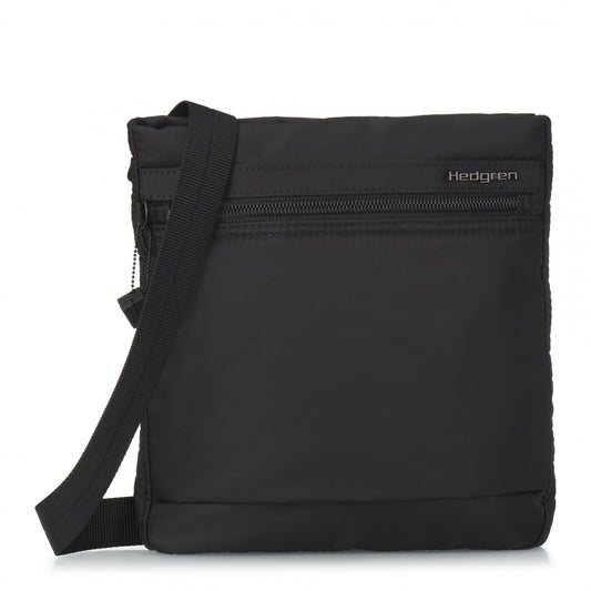 Inner City - LEONCE | Small Vertical Crossbody + RFID | Black
