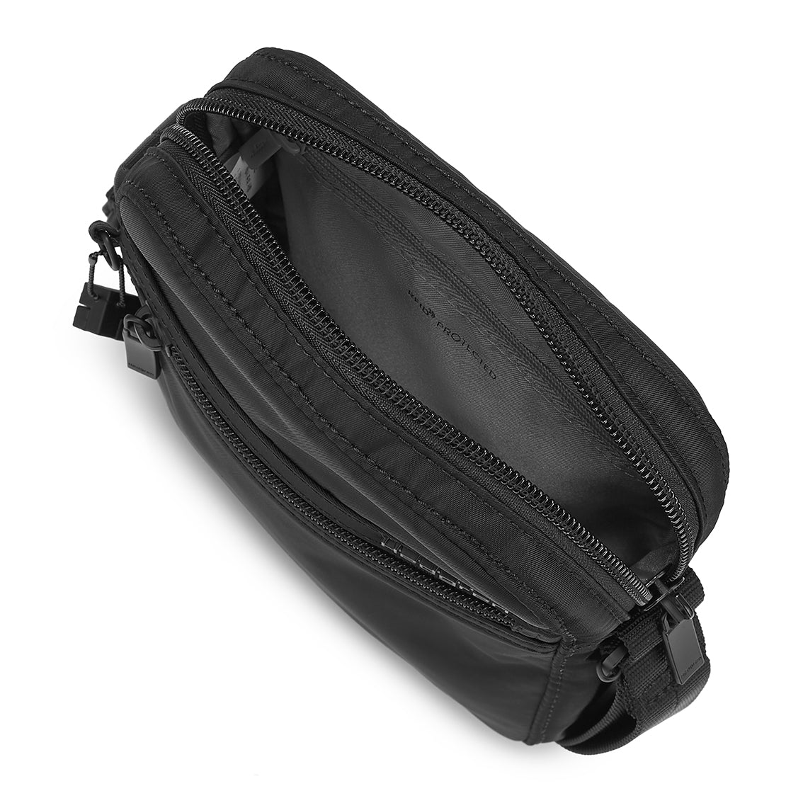Inner City - RUSH | Small Vertical Crossbody + RFID | Black