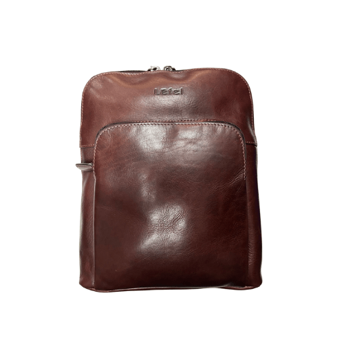 Lefel Genuine Leather Backpack | Reddish Brown