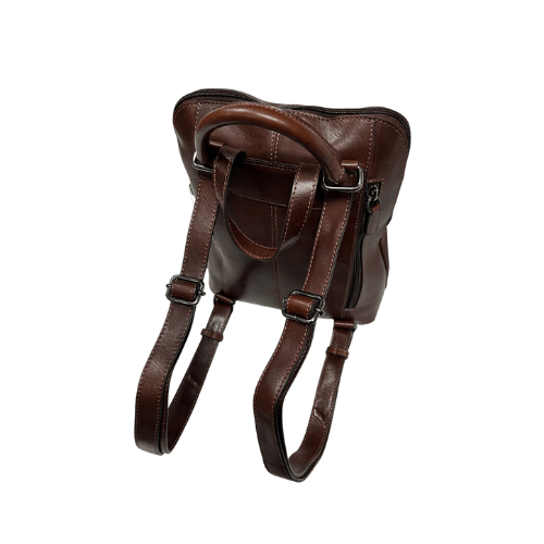 Lefel Genuine Leather Backpack | Reddish Brown