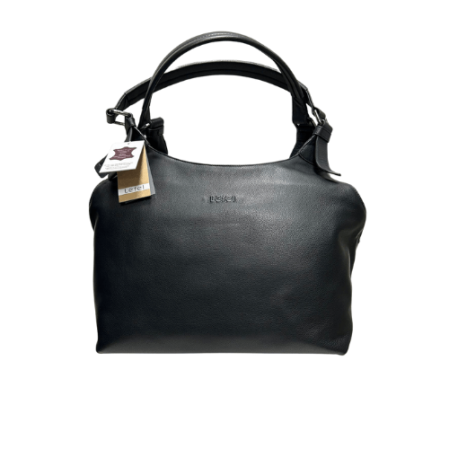 Lefel Genuine Leather Bucket Shoulder Bag | Black