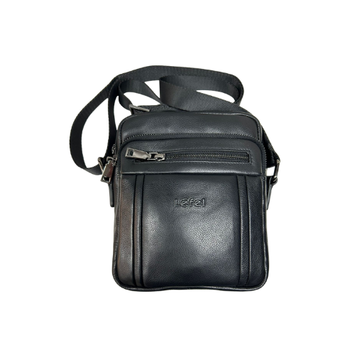 Lefel Genuine Leather Sling Bag | Black