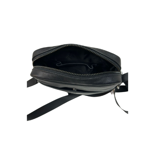 Lefel Genuine Leather Sling Bag | Black