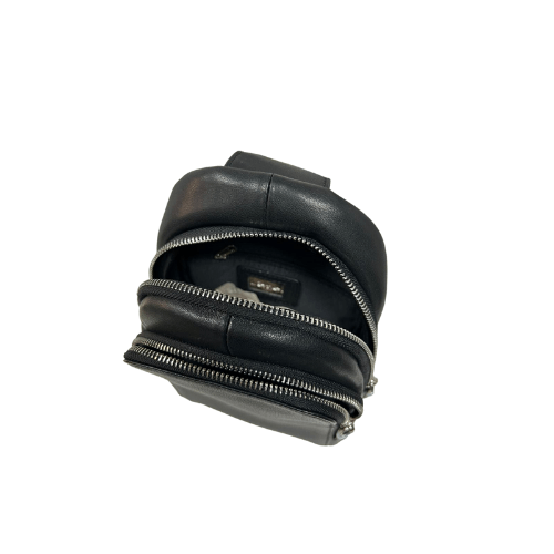 Lefel Leather Crossbody Bag | Black