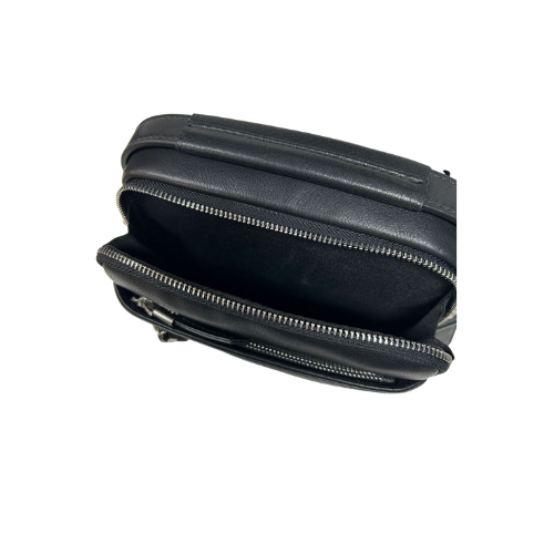 Lefel Genuine Leather Sling Bag | Black