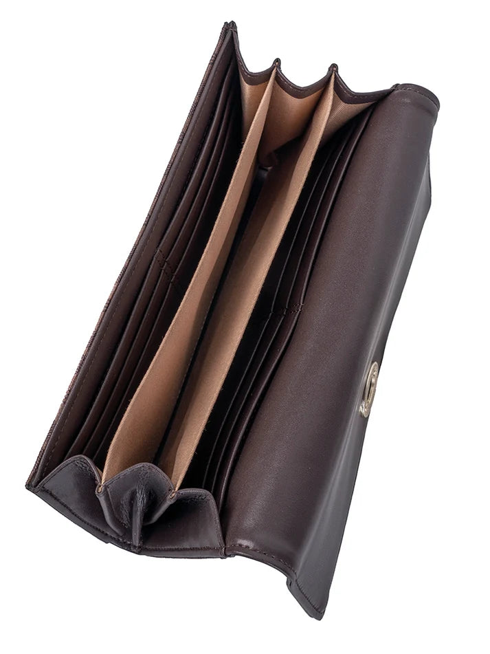 Polo Medina Trifold Purse | Espresso
