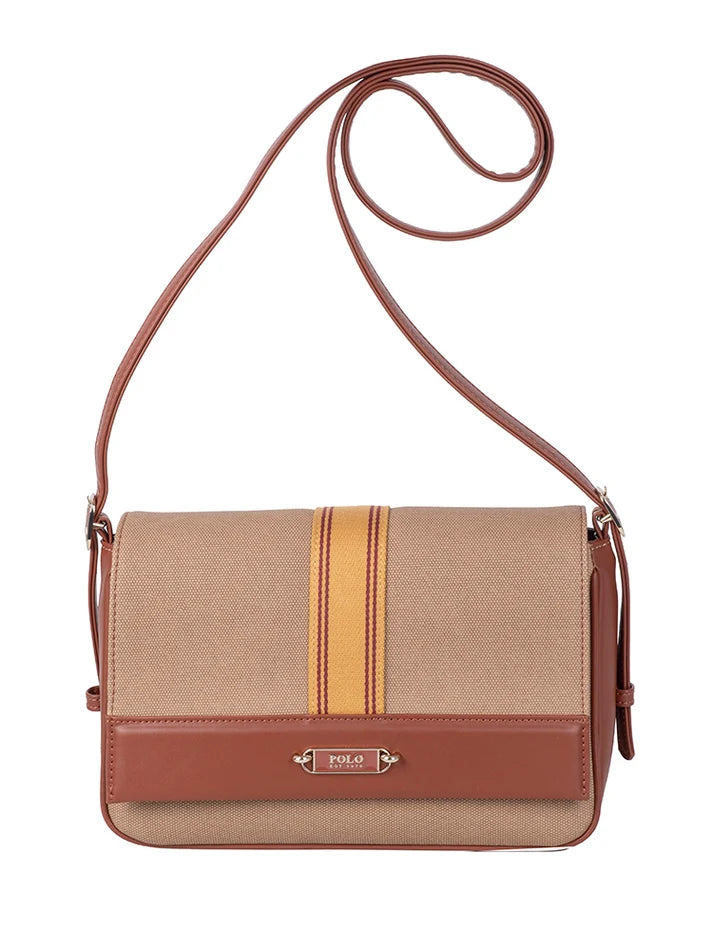 Polo Riviera Flapover Bag | Tan