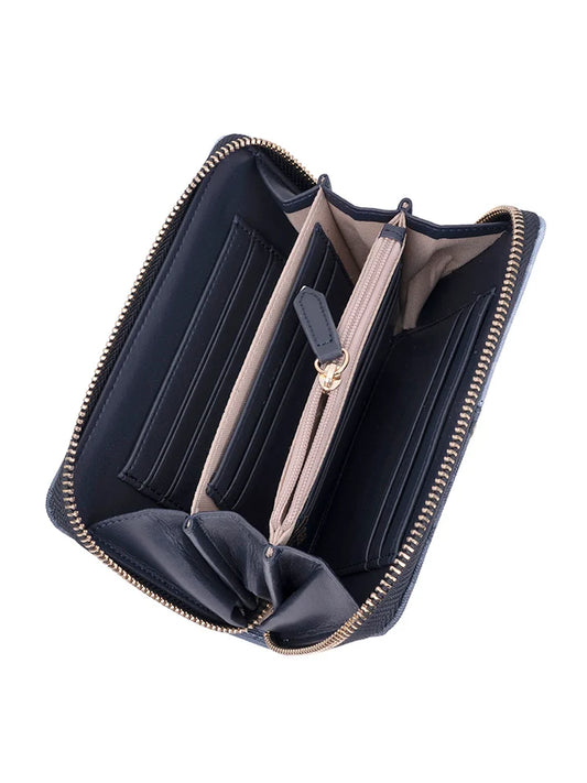 Polo Tango Medium Zip Around Purse | Blue