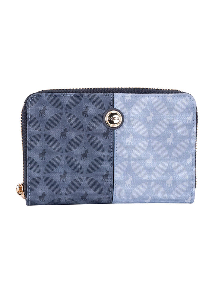 Polo Tango Medium Zip Around Purse | Blue