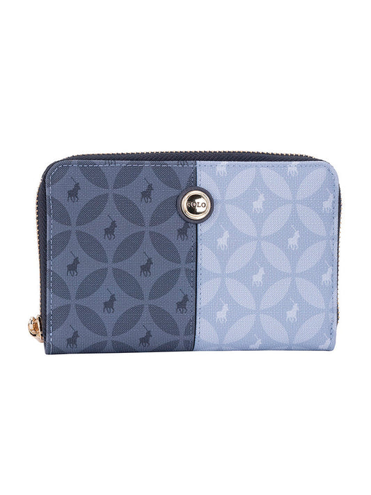 Polo Tango Medium Zip Around Purse | Blue