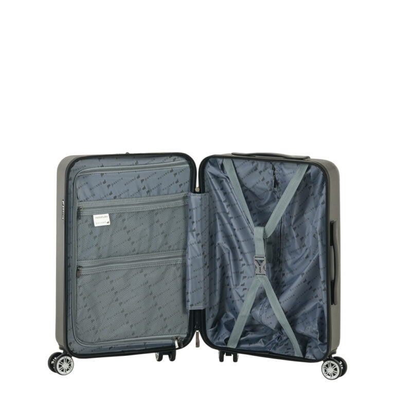 Paklite - Network Mini Office | 55CM Business Trolley Spinner | Charcoal