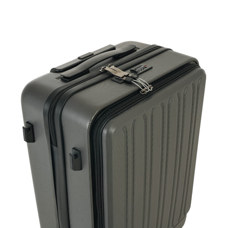 Paklite - Network Mini Office | 55CM Business Trolley Spinner | Charcoal