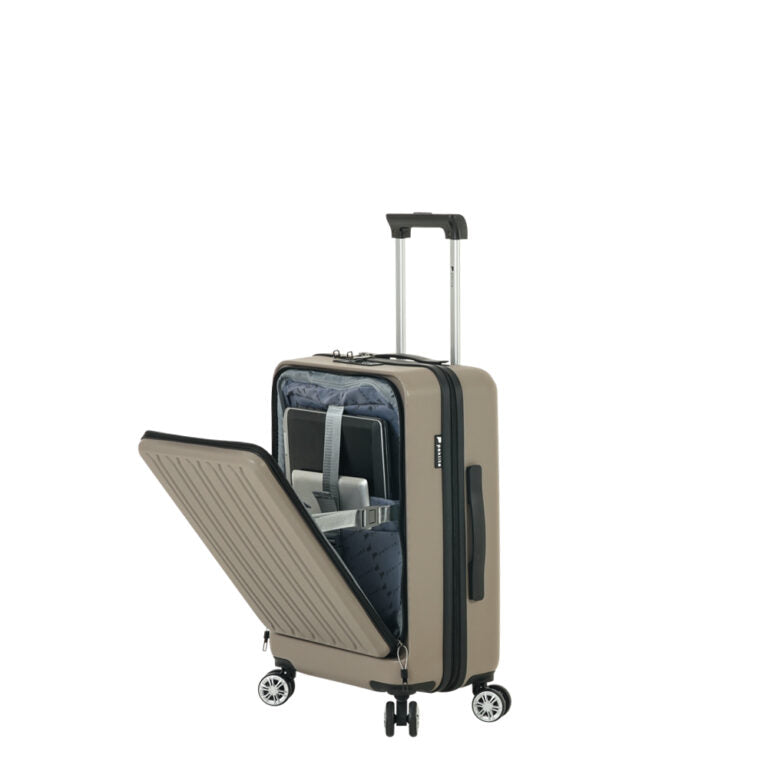 Paklite - Network Mini Office | 55CM Business Trolley Spinner | Taupe