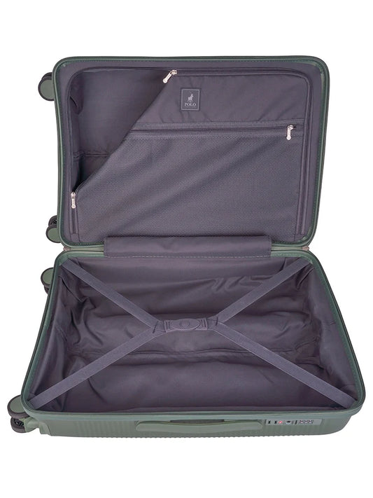 Polo Stellar Large 4 Wheel Trolley Case | Green
