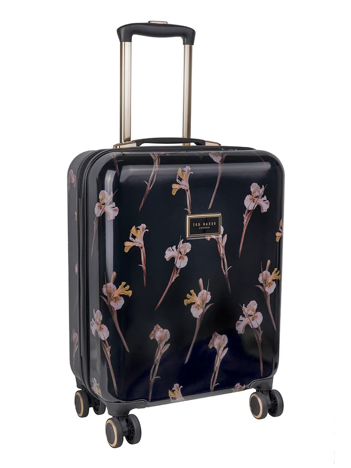 Ted Baker Wild Iris 4-Wheel Carry On Trolley Case | Black