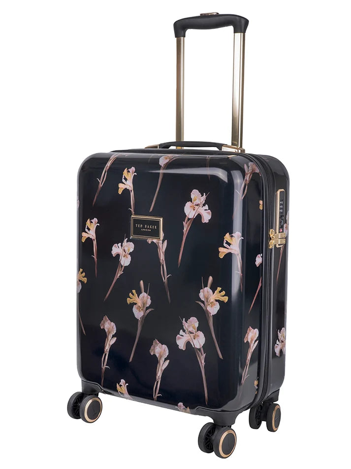 Ted Baker Wild Iris 4-Wheel Carry On Trolley Case | Black