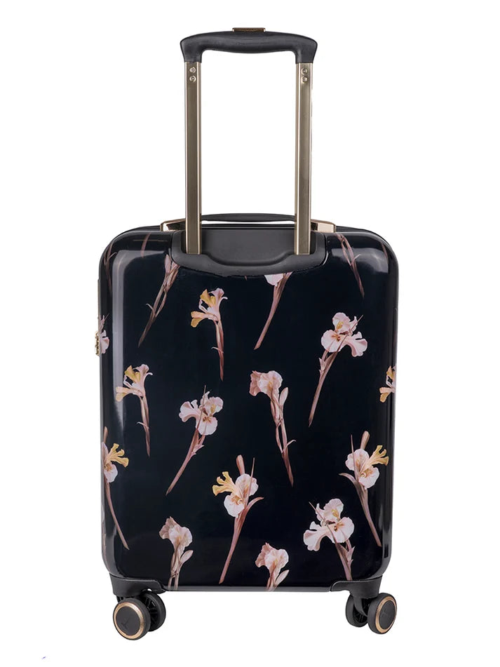 Ted Baker Wild Iris 4-Wheel Carry On Trolley Case | Black